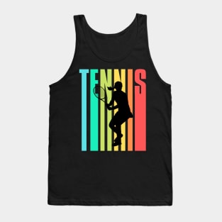 US Open Tennis Player Silhouette Tank Top